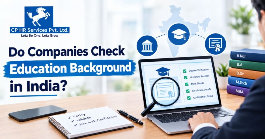 Do Companies Check Education Background in India